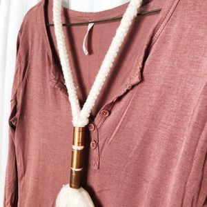 Rose long sleeve tee